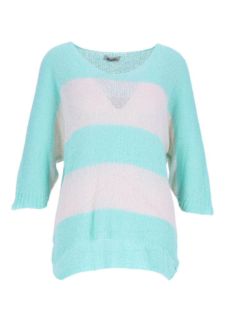 Splash of Color Damen T-Shirt Blockstreifen