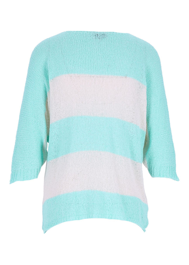 Splash of Color Damen T-Shirt Blockstreifen
