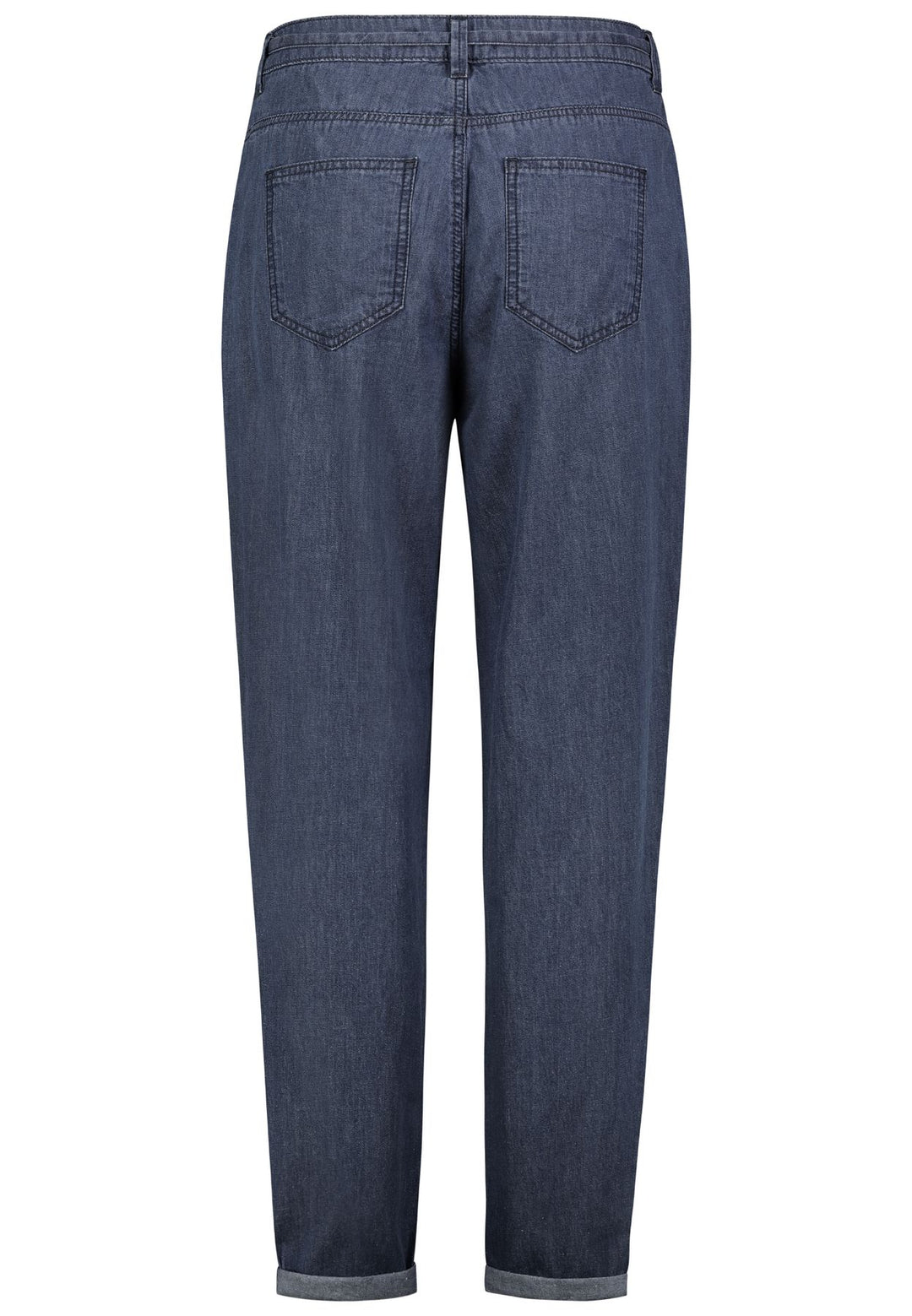 Damen DOB light denim ballon fit, Falten