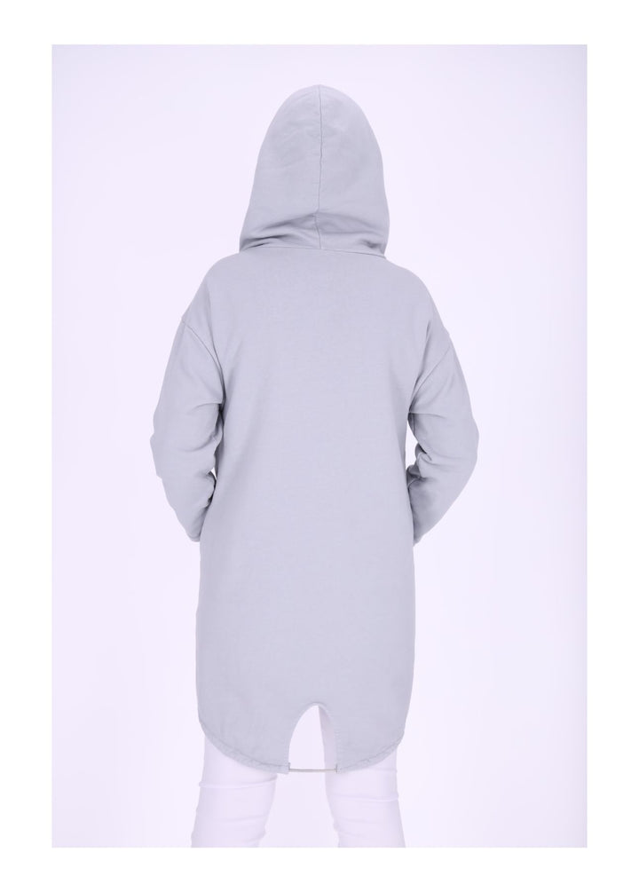 Damen Sweatjacke Lang