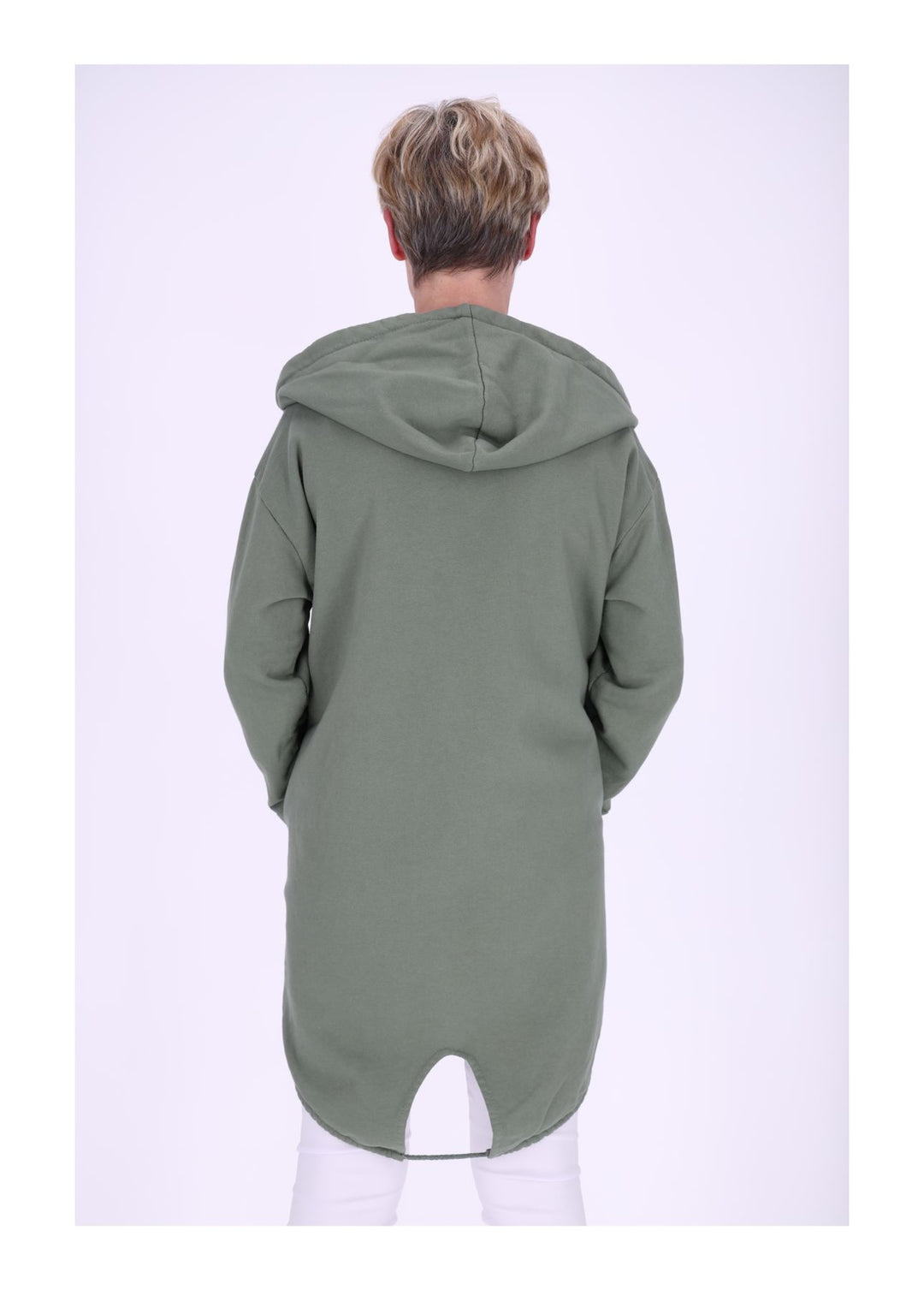 Damen Sweatjacke Lang