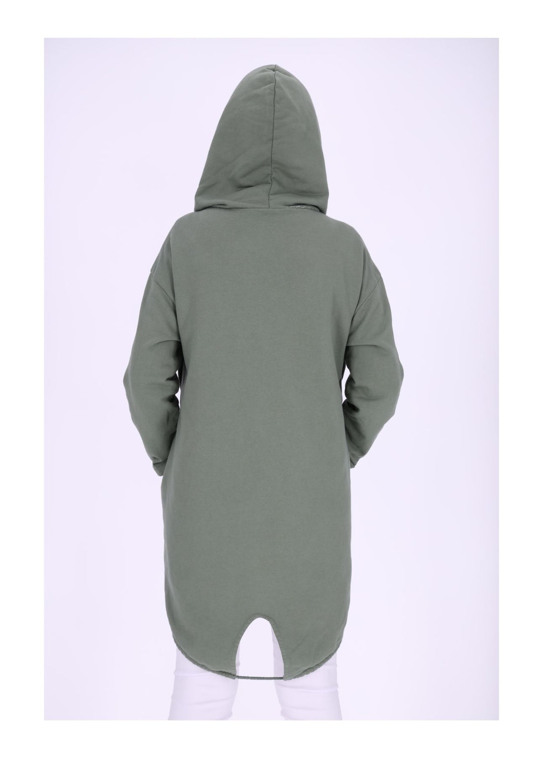 Damen Sweatjacke Lang