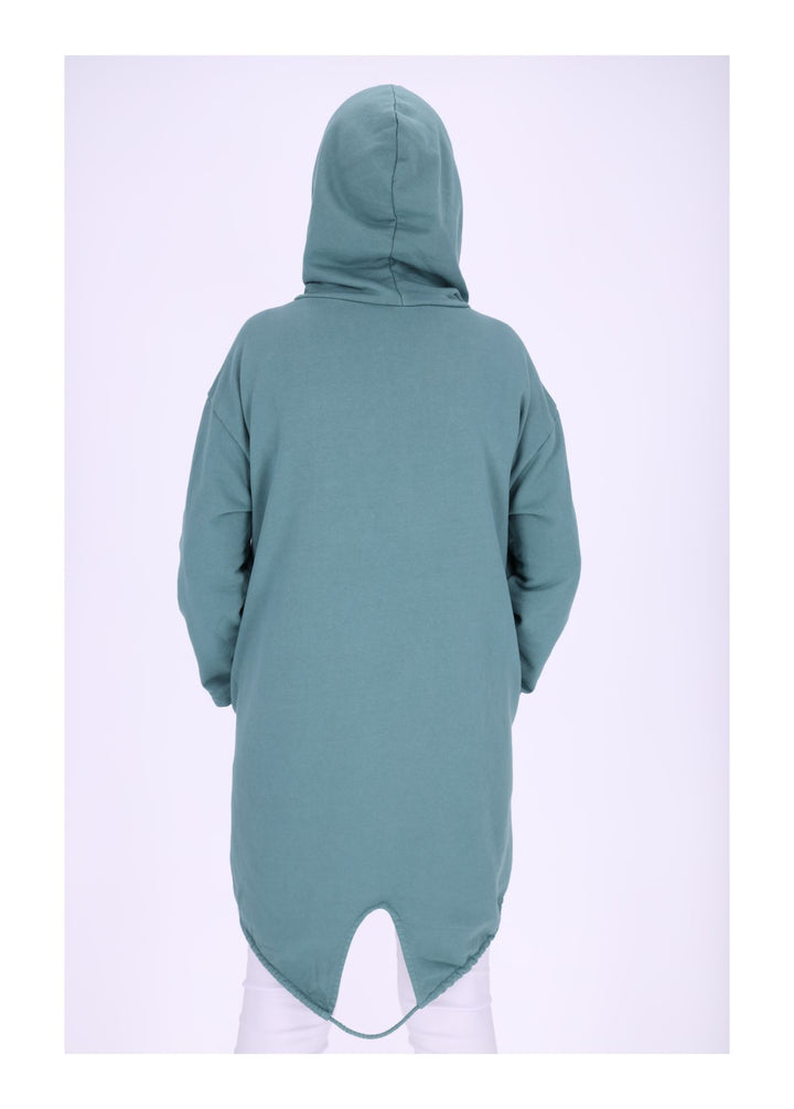 Damen Sweatjacke Lang