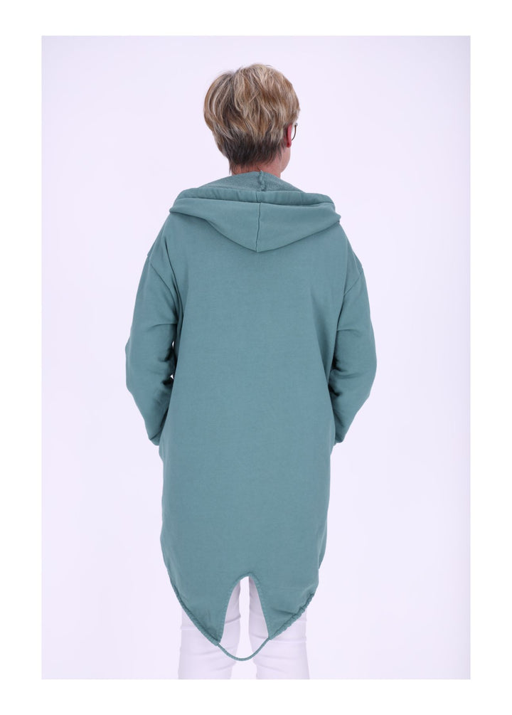 Damen Sweatjacke Lang