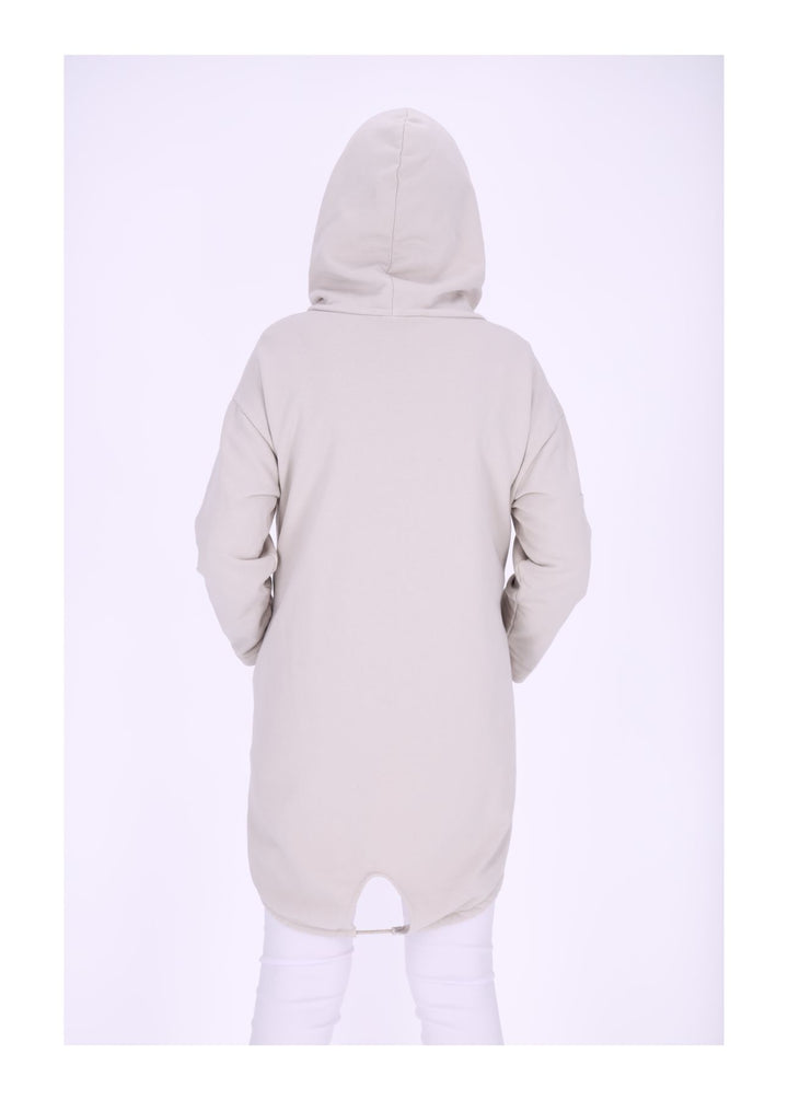 Damen Sweatjacke Lang