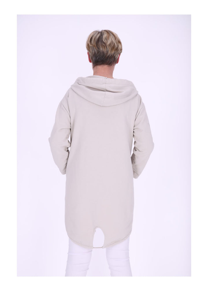 Damen Sweatjacke Lang