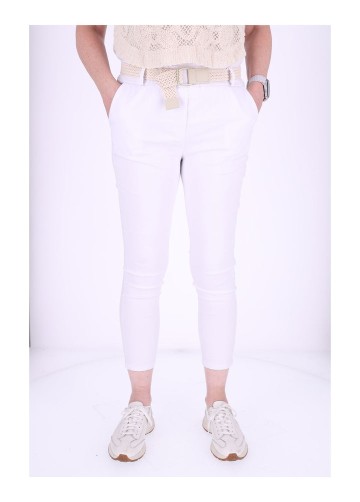 Damen Hose mit Gürtel