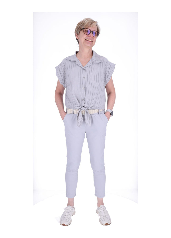 Splash of Color Damen Hose mit Gürtel