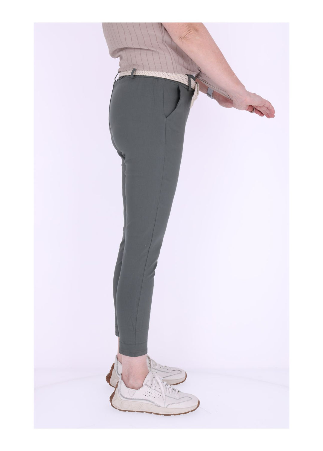 Splash of Color Damen Hose mit Gürtel