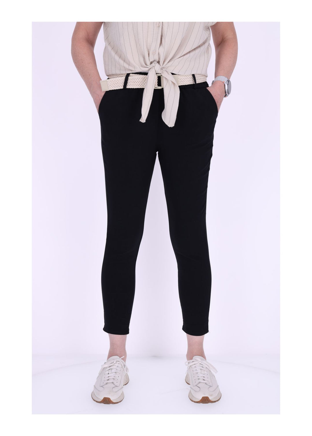 Splash of Color Damen Hose mit Gürtel