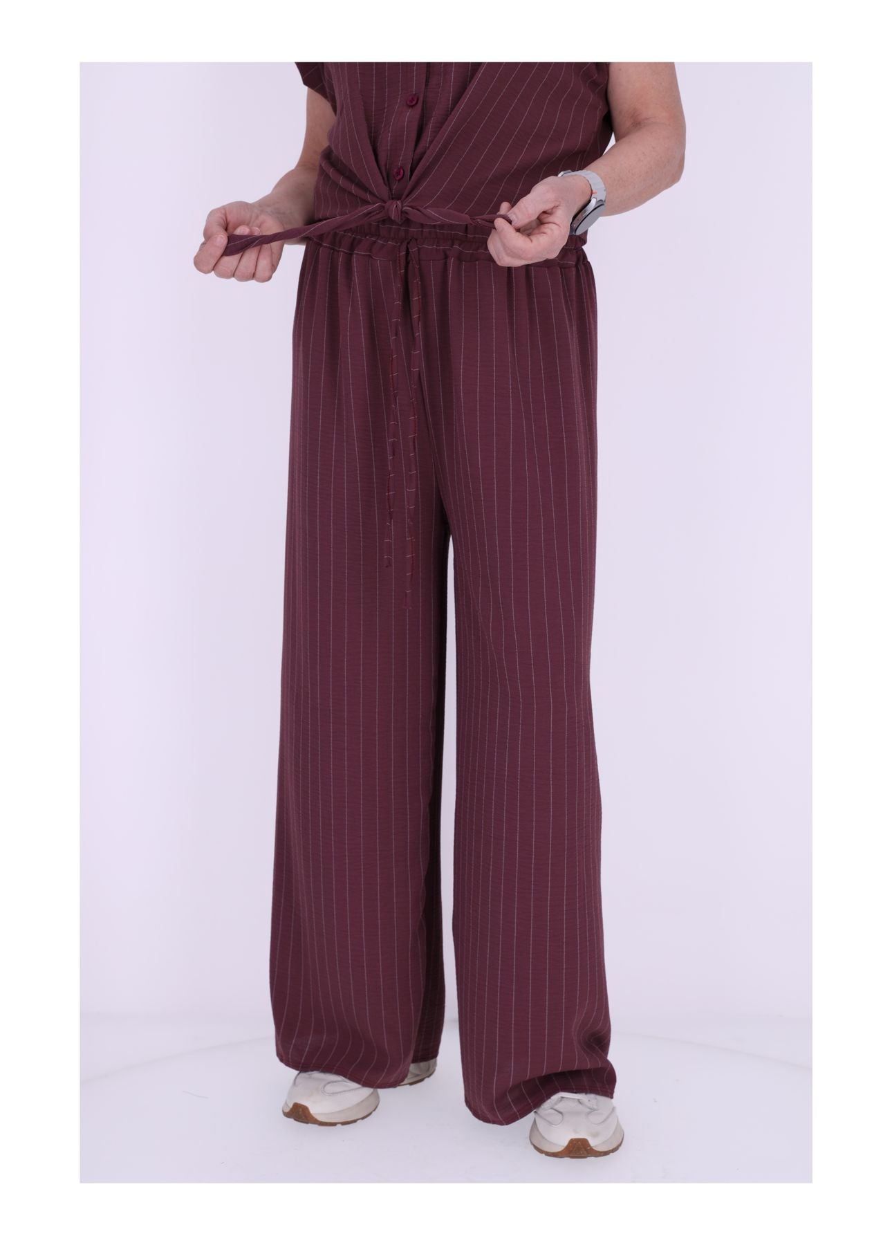Damen Hose Sommerqualität Nadelstreifen