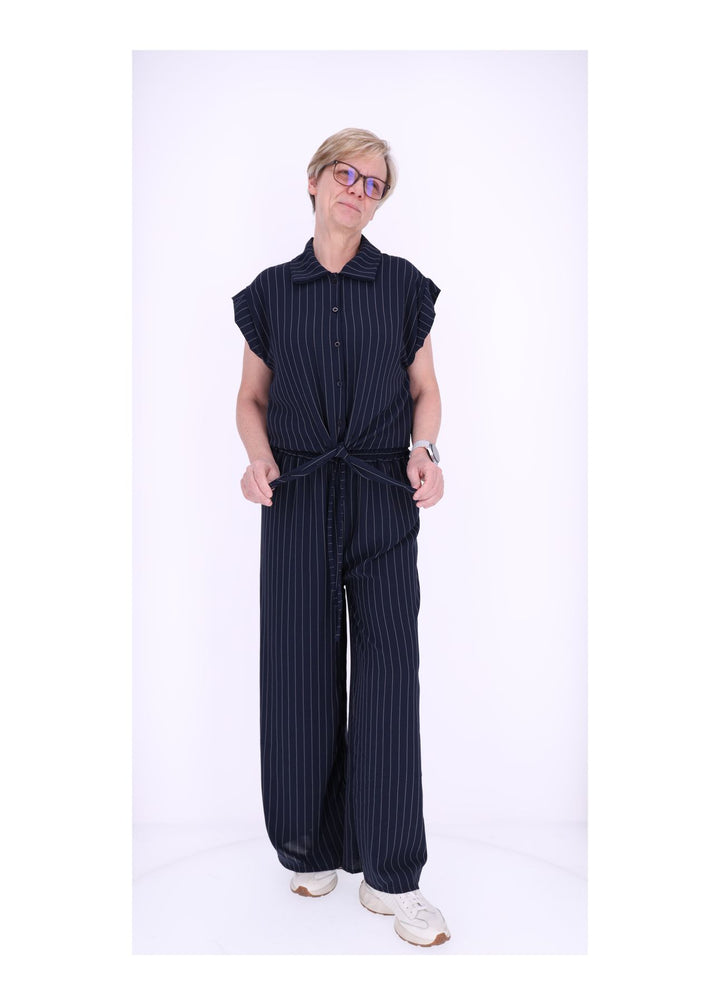 Splash of Color Damen Hose Nadelstreifen