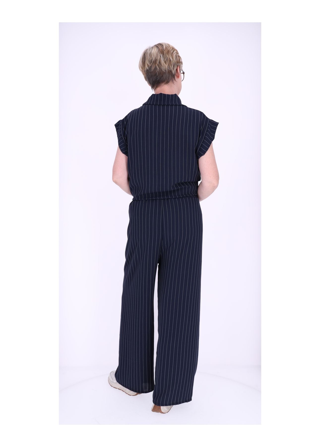 Damen Hose Sommerqualität Nadelstreifen