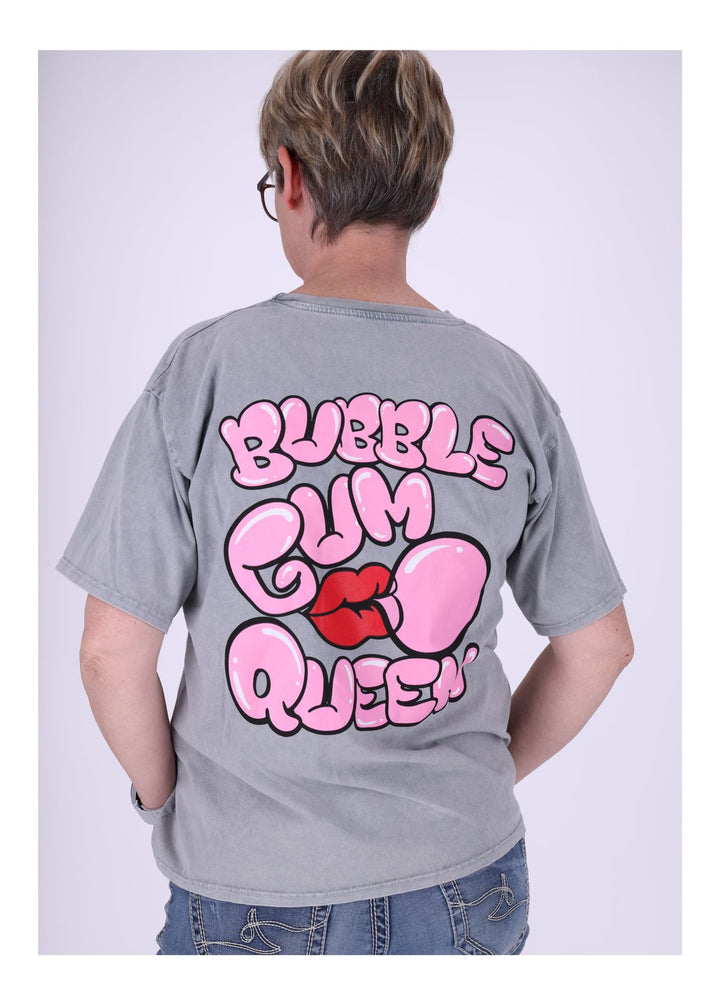 Splash of Color Damen T-Shirt Bubble-Print