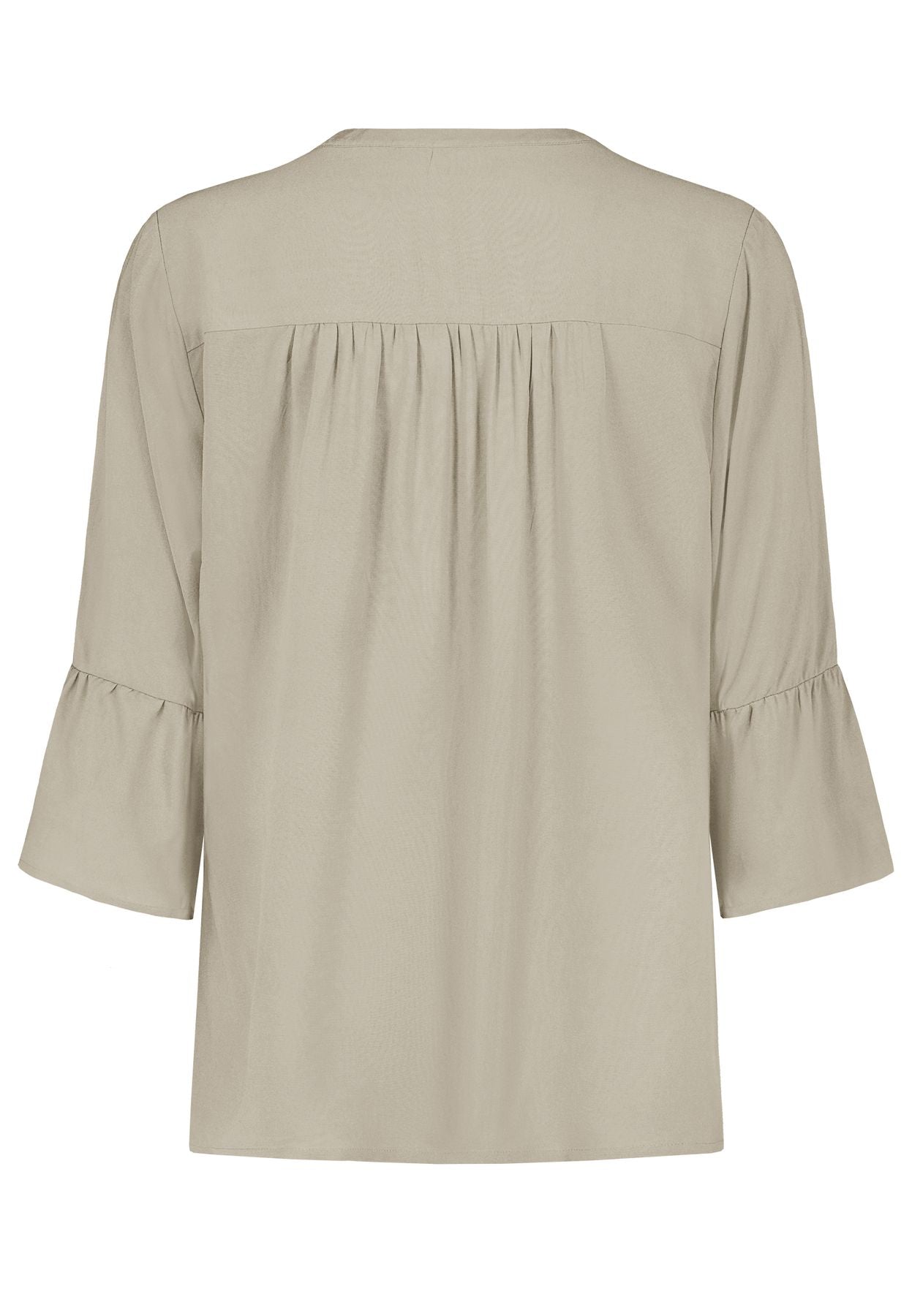 DamenDOB Bluse, 3/4 Ärmel mit Volant,