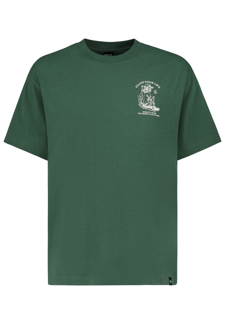 Herren HAKA Shirt, kurzarm, Rundhals mit R