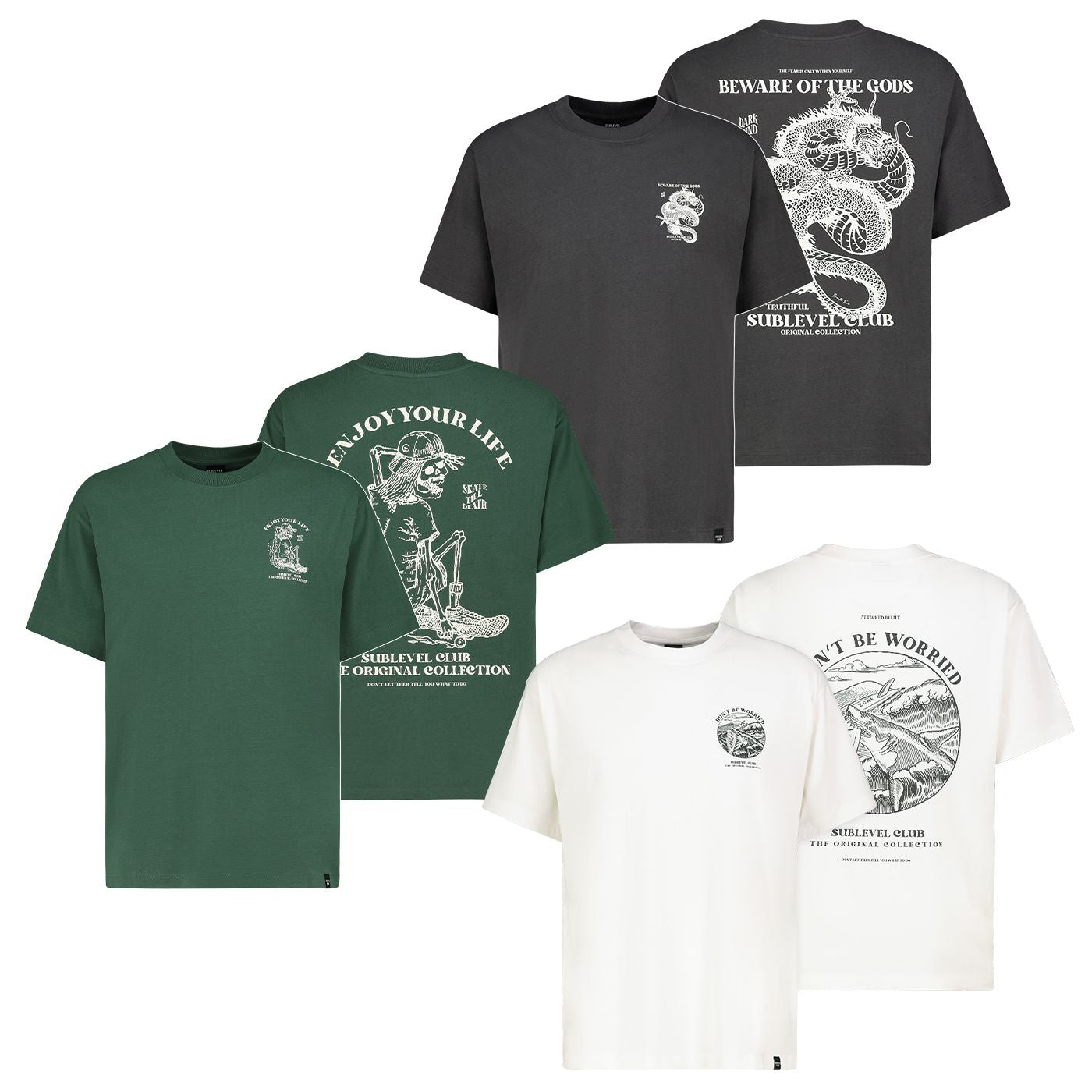 Herren HAKA Shirt, kurzarm, Rundhals mit R