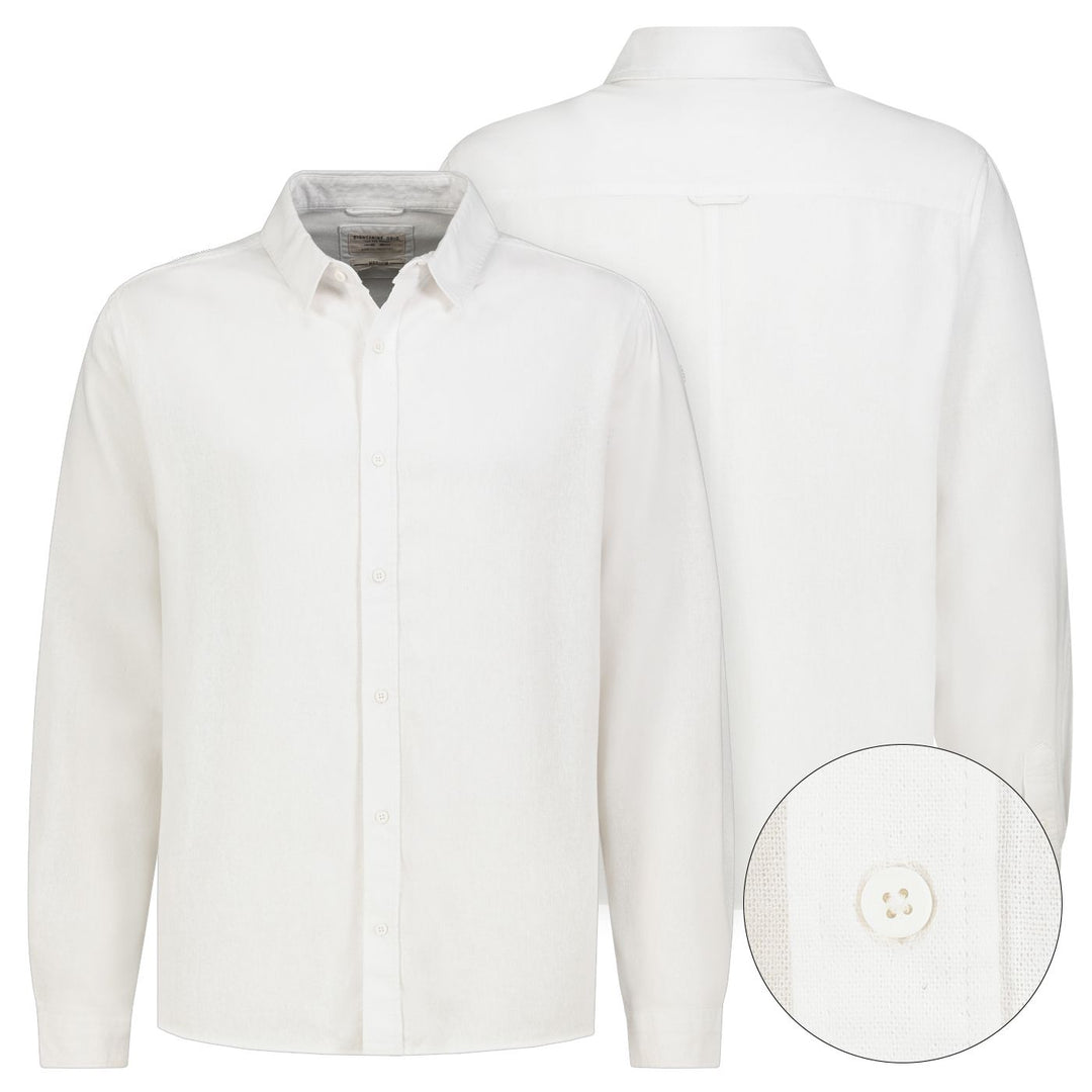 Herren Hemd, langarm, Teilungsnaht im RT,