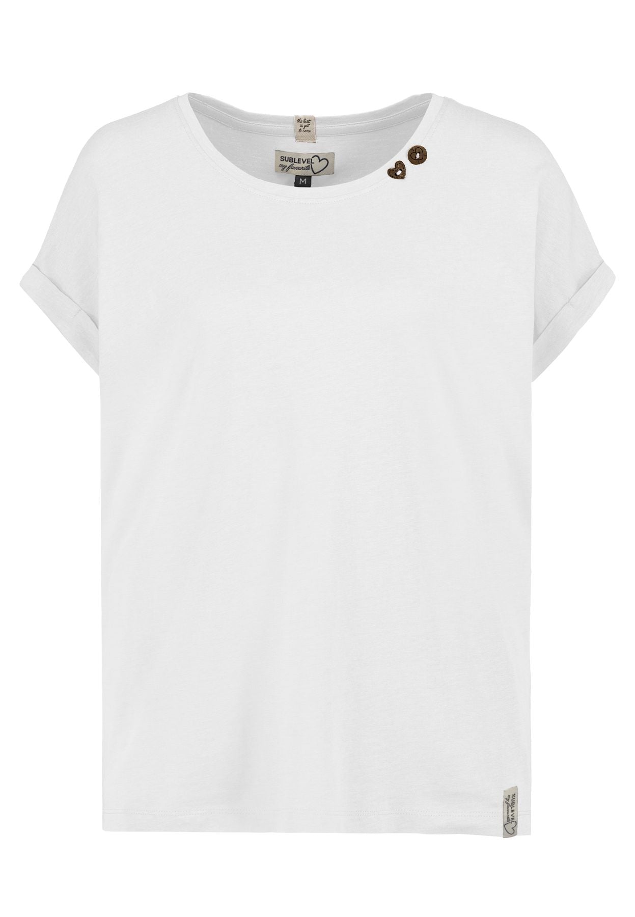 Damen DOB Shirt, weit, Rundhals mit Blend
