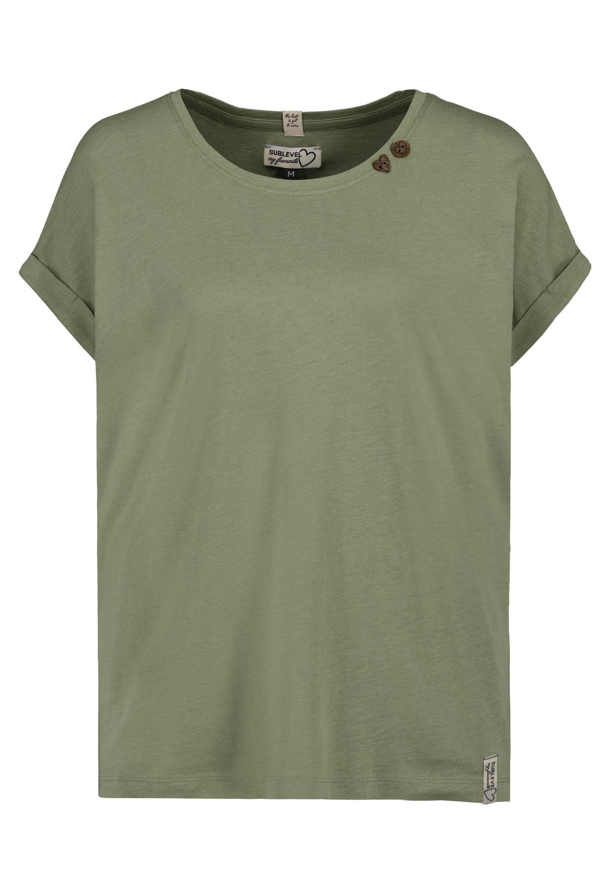 Damen DOB Shirt, weit, Rundhals mit Blend