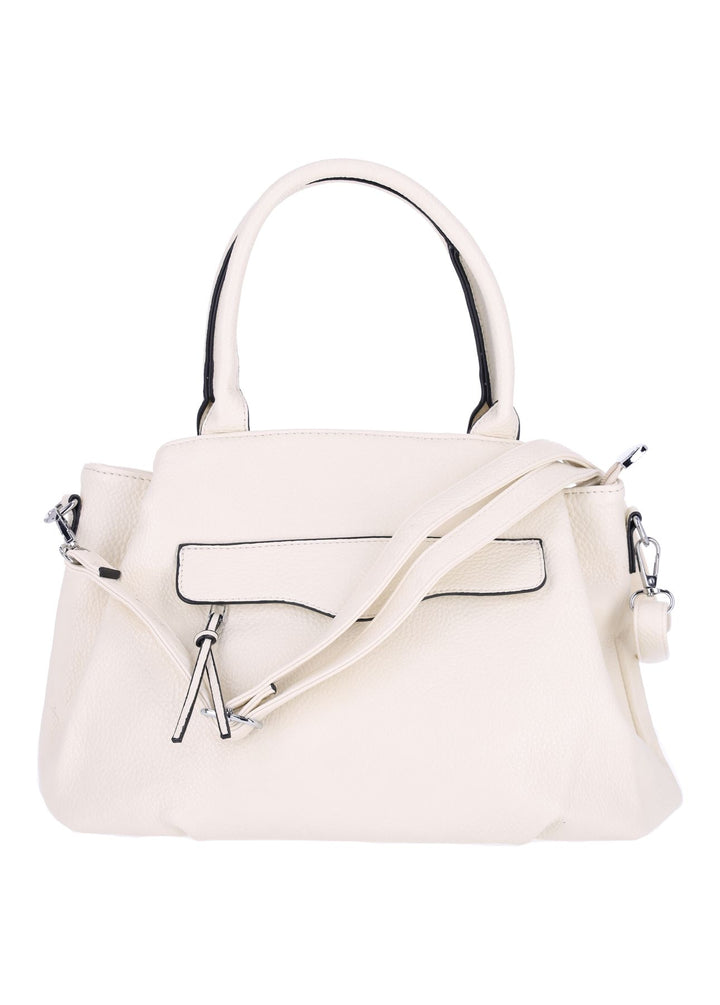 Tasche mit Trageriemen und Außenklapptasche