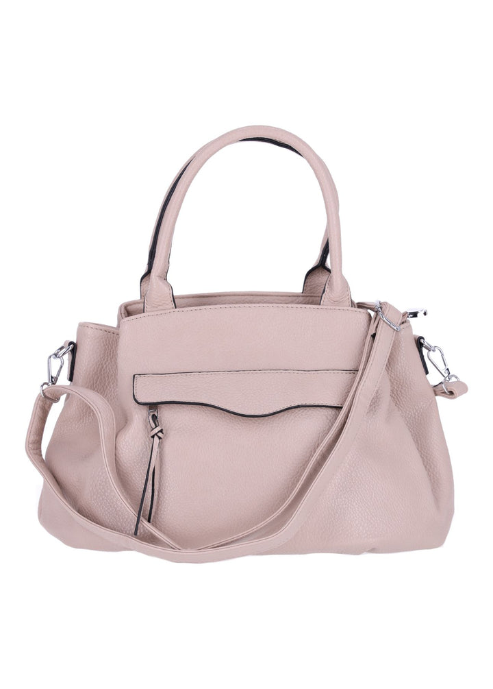 Tasche mit Trageriemen und Außenklapptasche