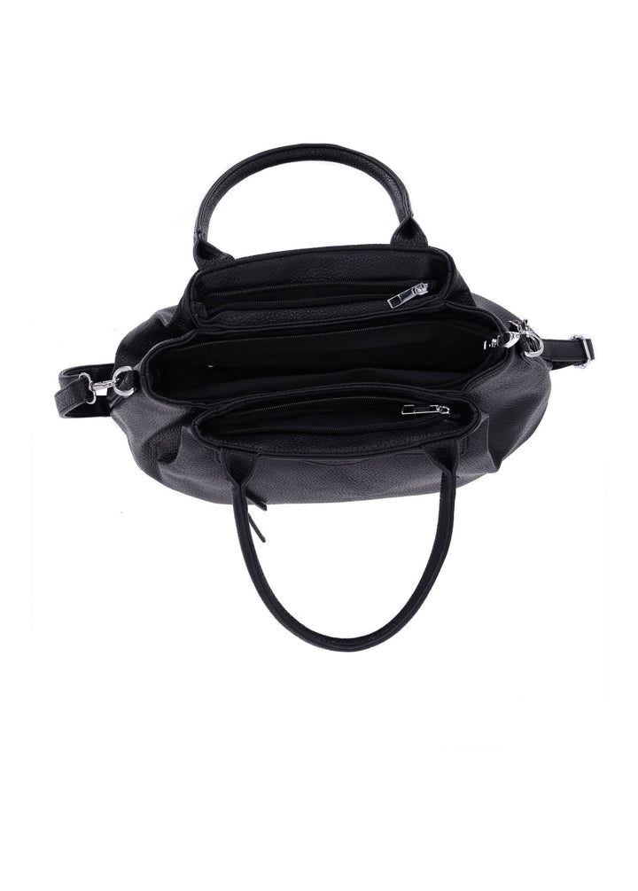 Tasche mit Trageriemen und Außenklapptasche