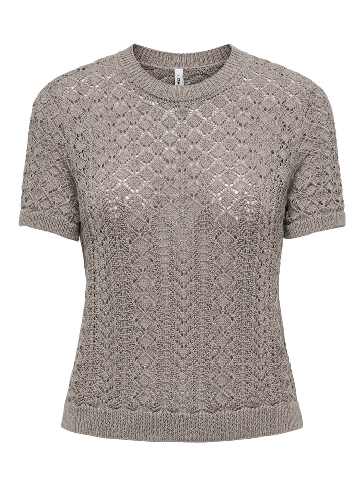 Damen ONLSAGA LIFE SS O-NECK CC KNT Fungi