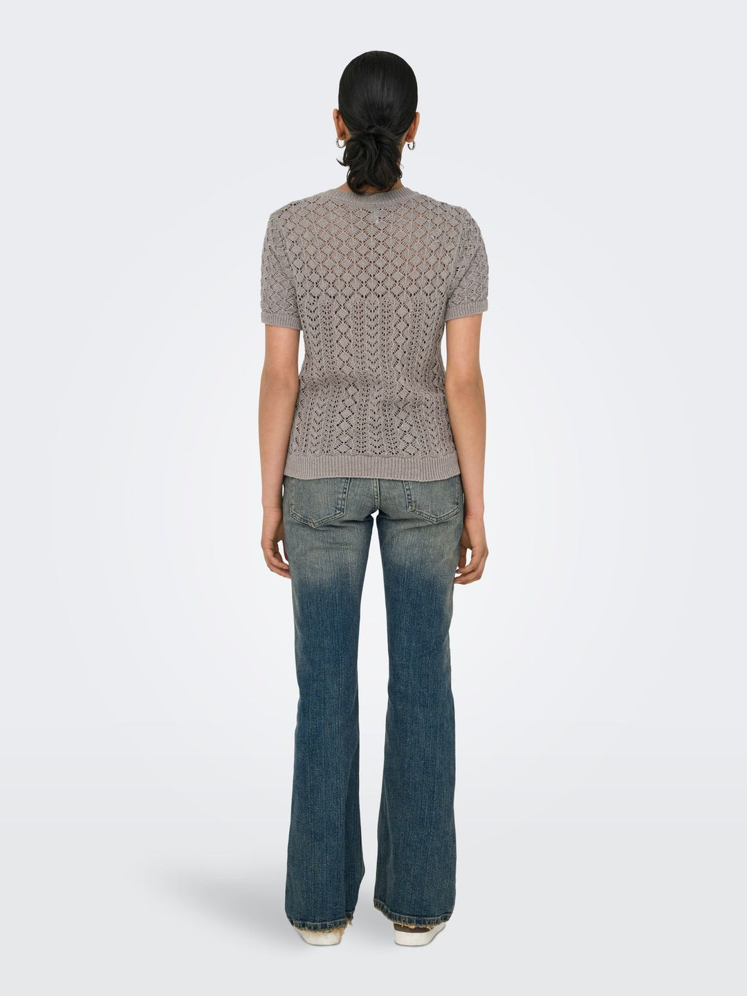 Damen ONLSAGA LIFE SS O-NECK CC KNT