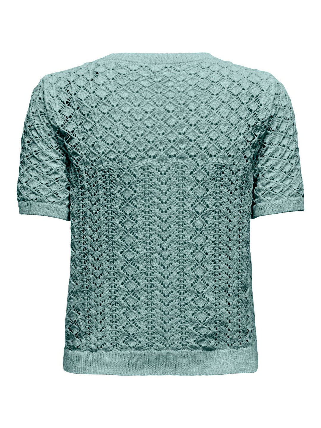Damen ONLSAGA LIFE SS O-NECK CC KNT Gray Mist