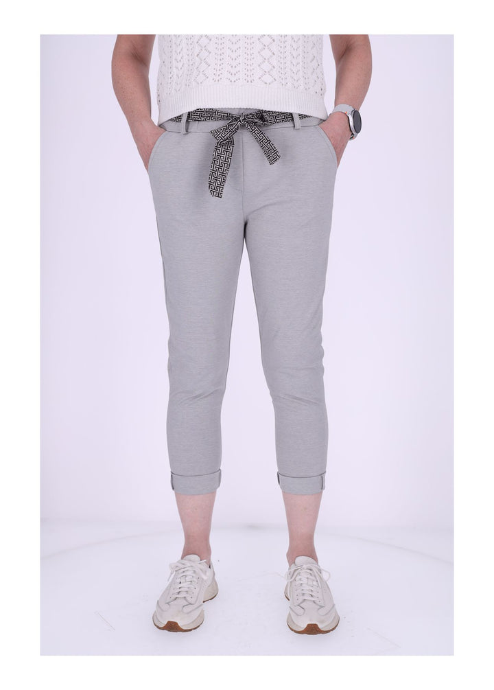 Damen Hose Splash of Color mit Gürtel