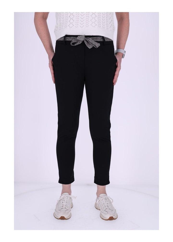 Damen Hose mit Gürtel