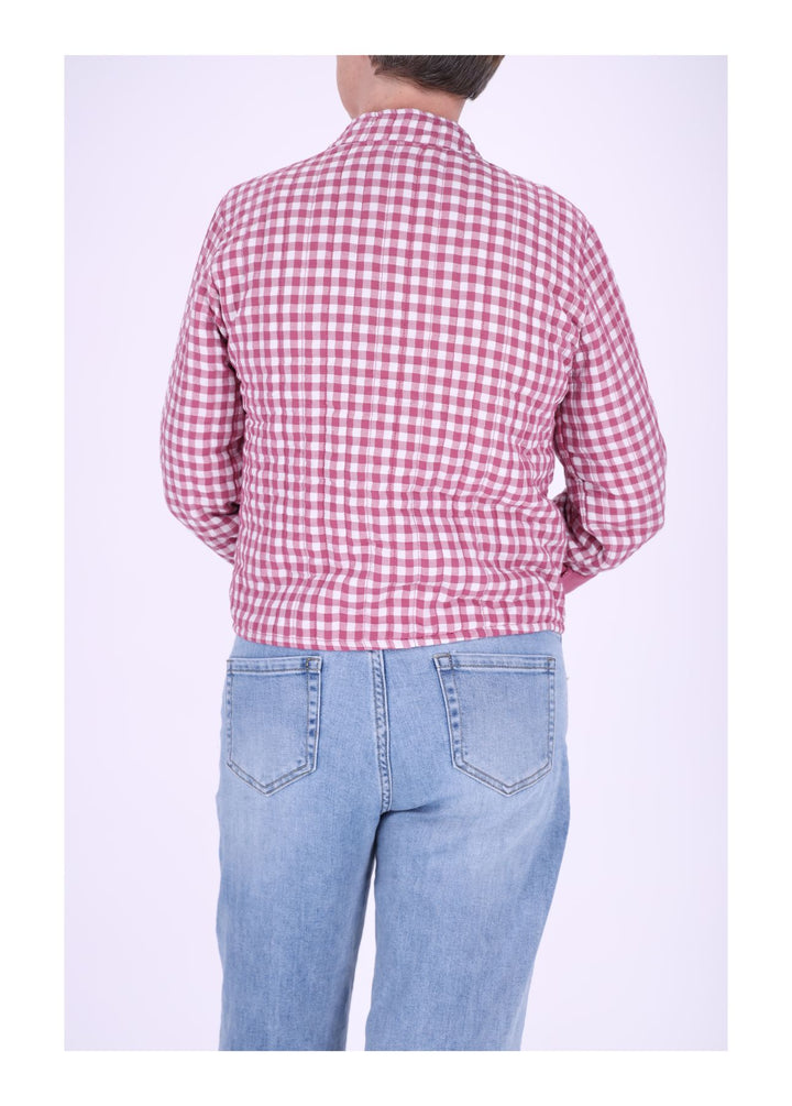 Damen Sweatjacke Stepp kleines Karo