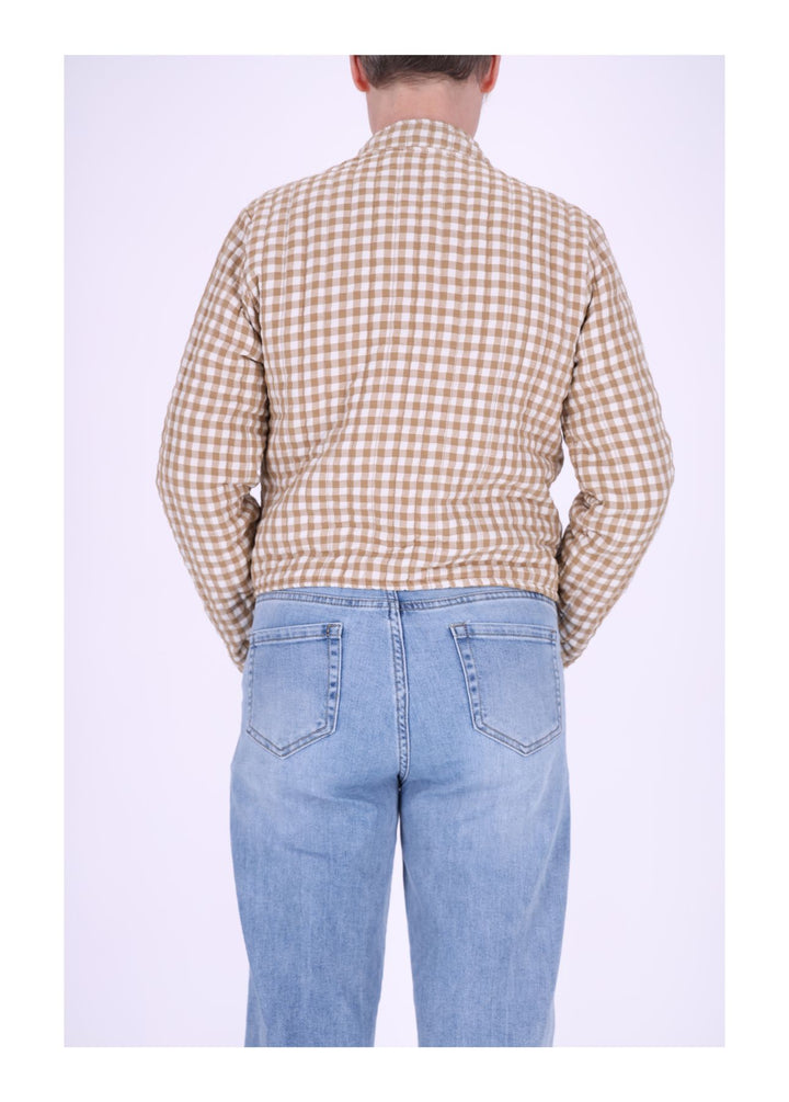 Damen Sweatjacke Stepp kleines Karo