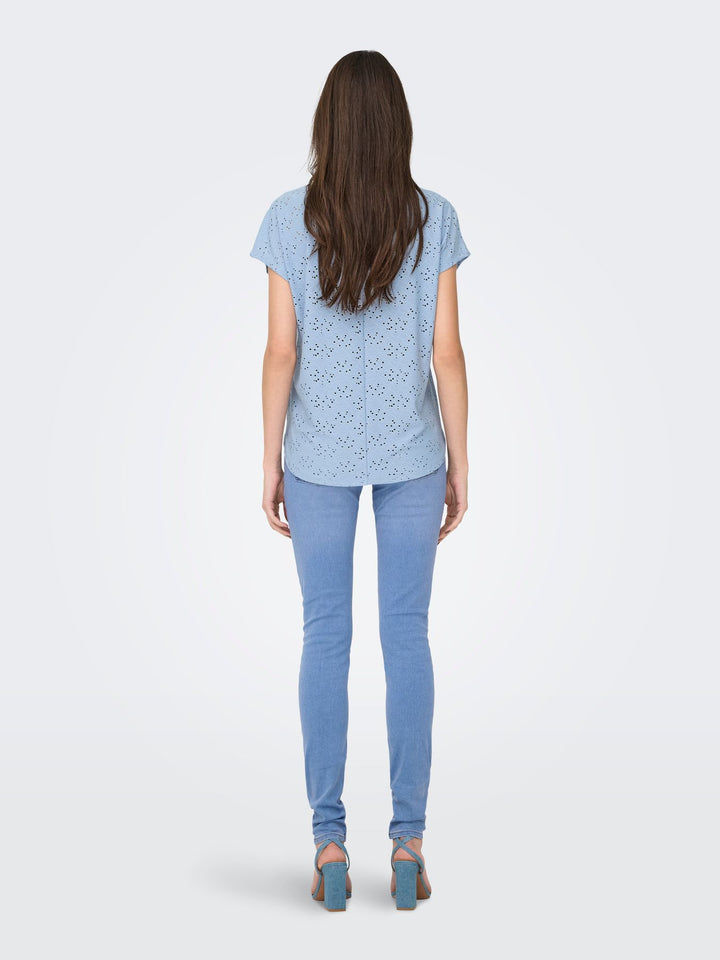 Damen ONLSMILLA S/S TOP JRS NOOS