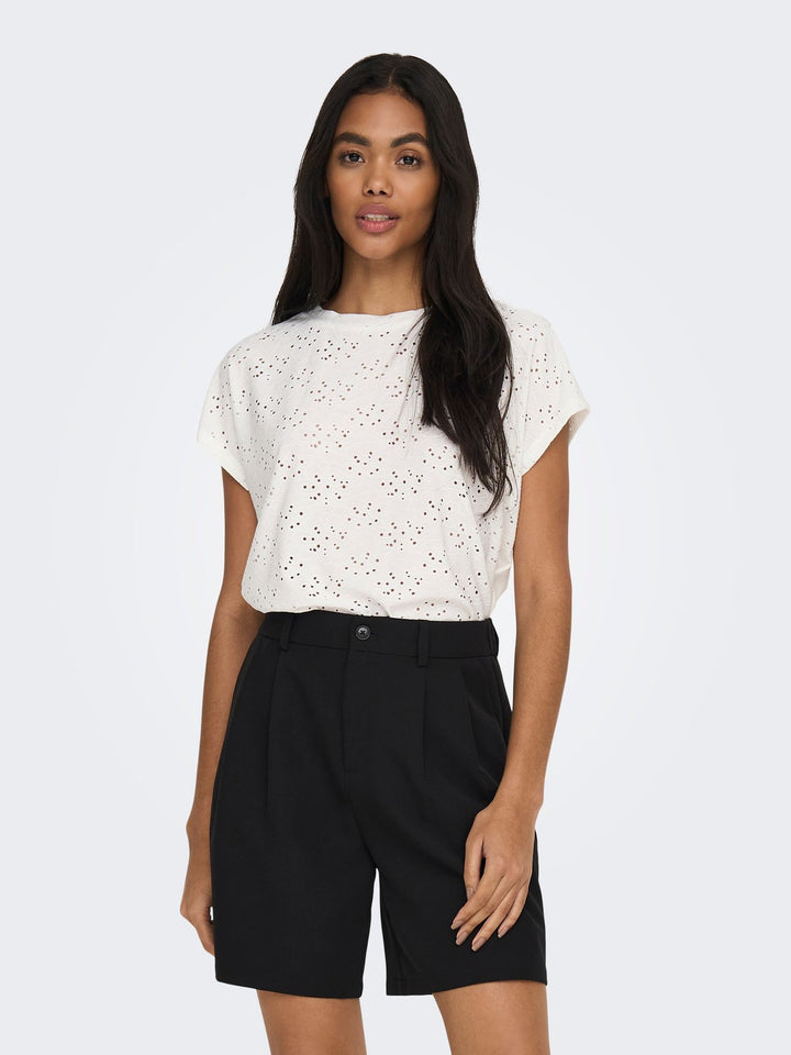 Damen ONLSMILLA S/S TOP NOOS JRS