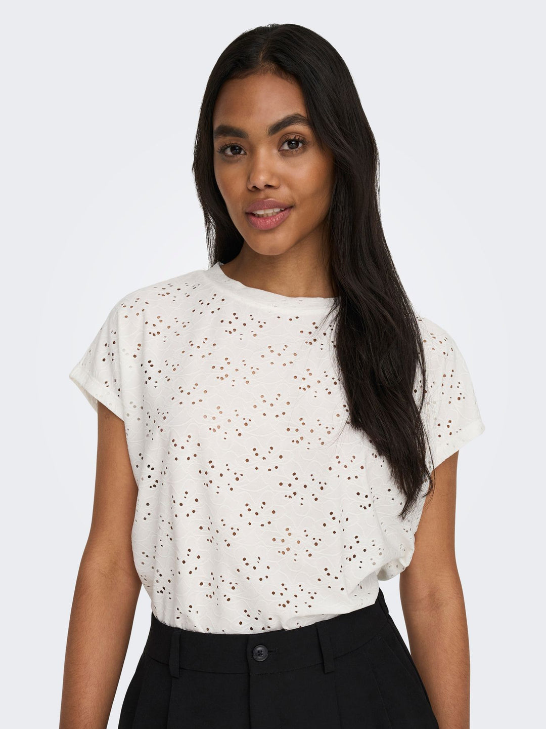 Damen ONLSMILLA S/S TOP NOOS JRS