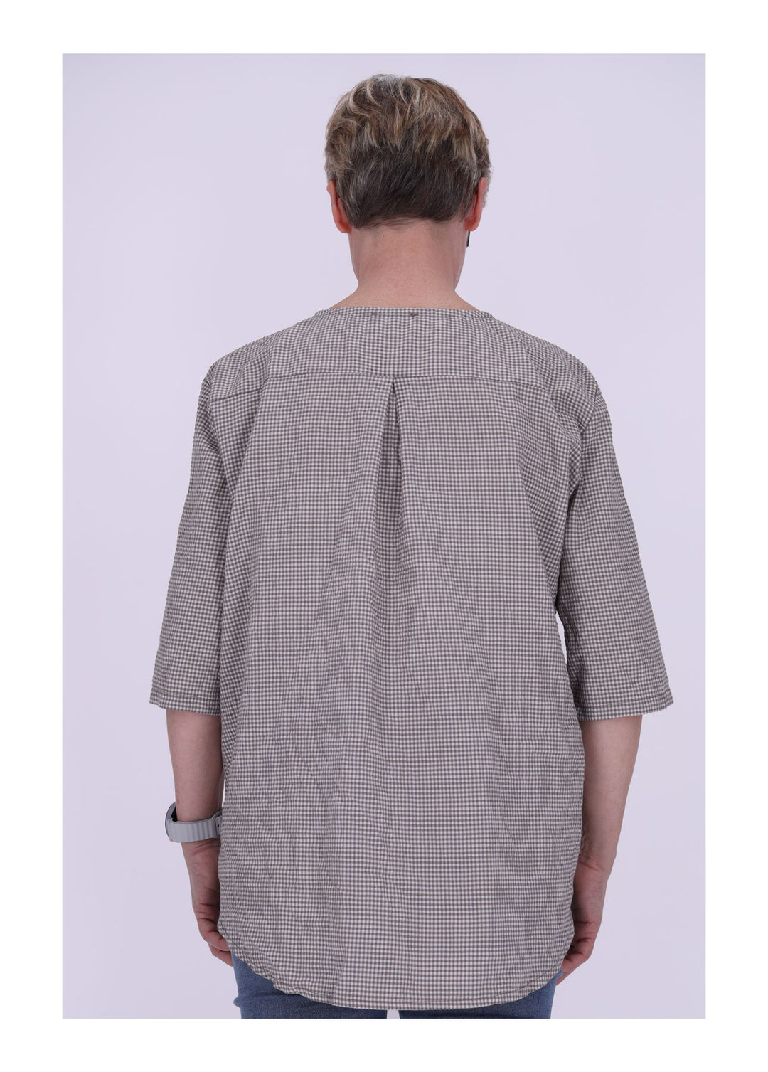 Splash of Color Damen Blusenshirt Karo