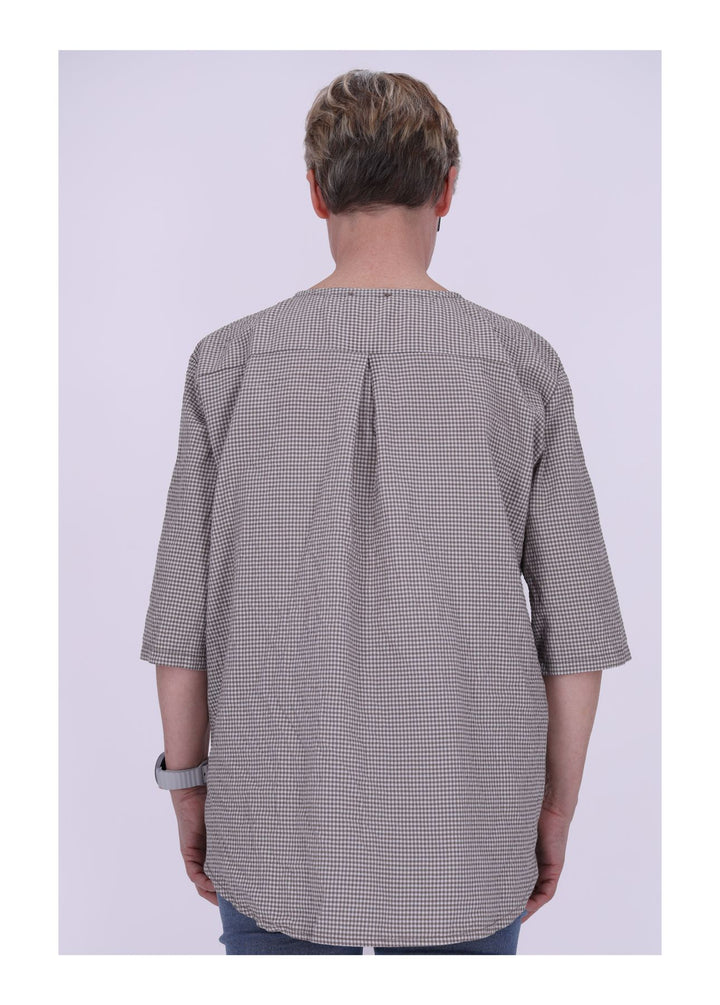 Splash of Color Damen Blusenshirt Karo