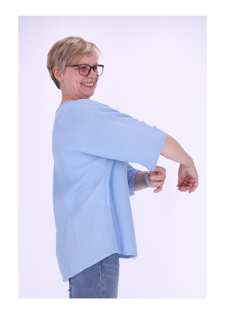 Splash of Color Damen T-Shirt Musselin