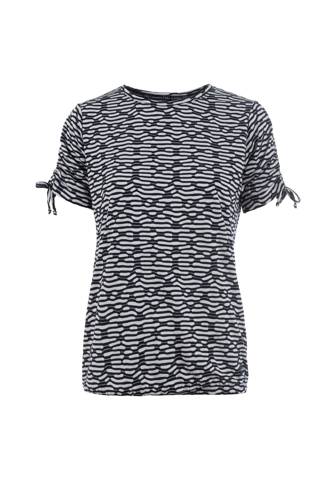 SOQUESTO Damen T-Shirt mit Schleifen