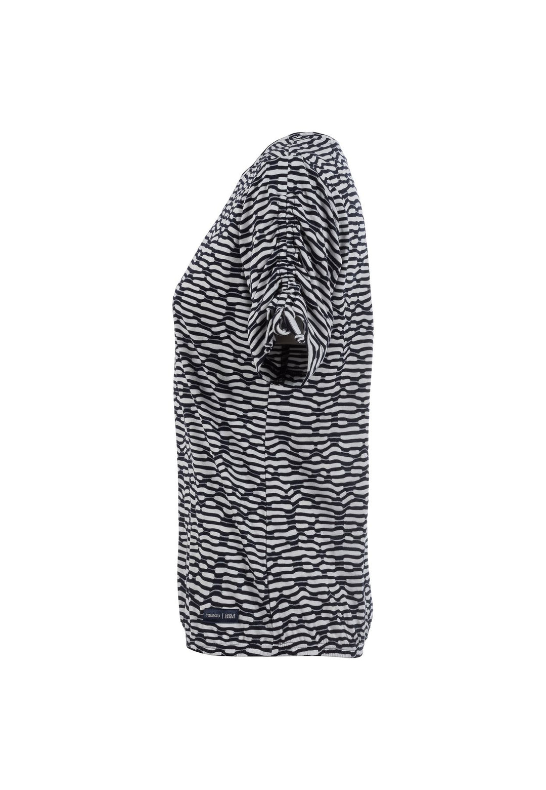 SOQUESTO Damen T-Shirt mit Schleifen