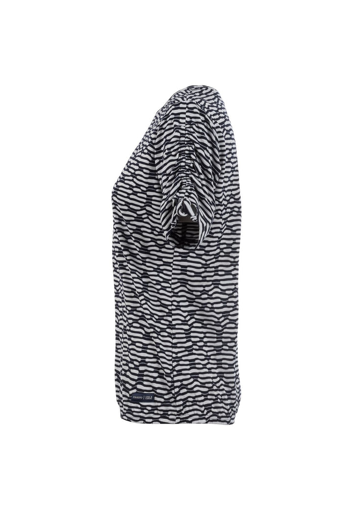 SOQUESTO Damen T-Shirt mit Schleifen
