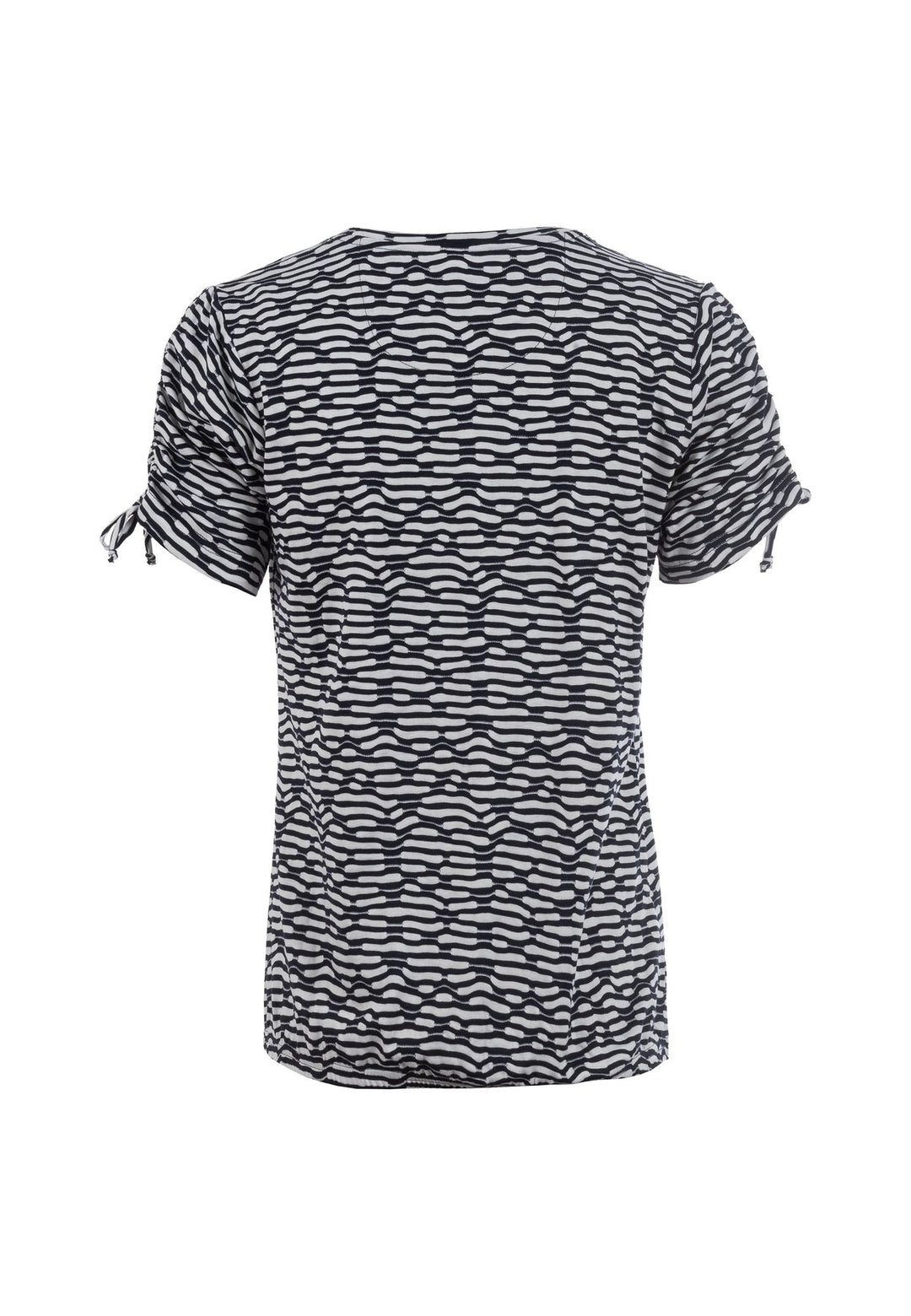 SOQUESTO Damen T-Shirt mit Schleifen