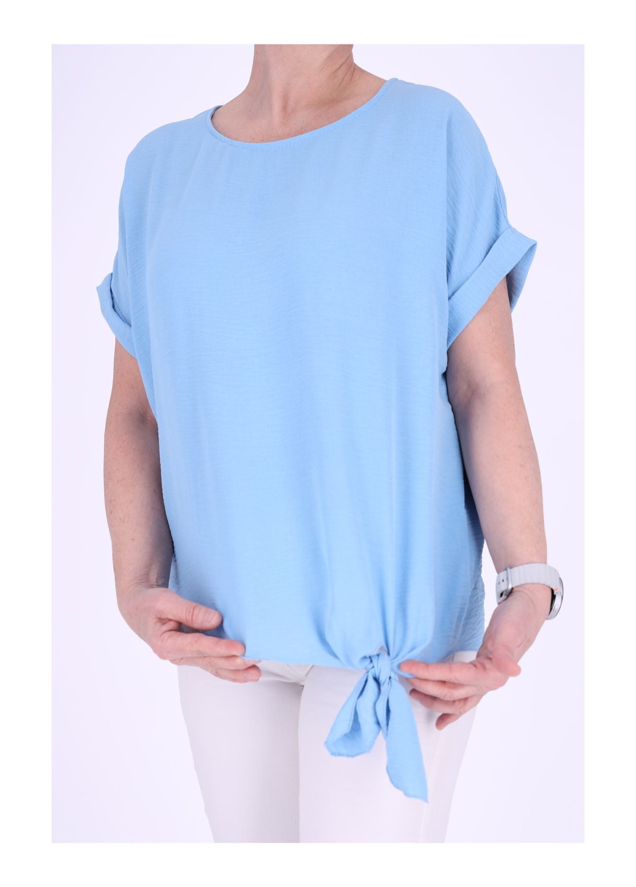 Damen T-Shirt zum binden