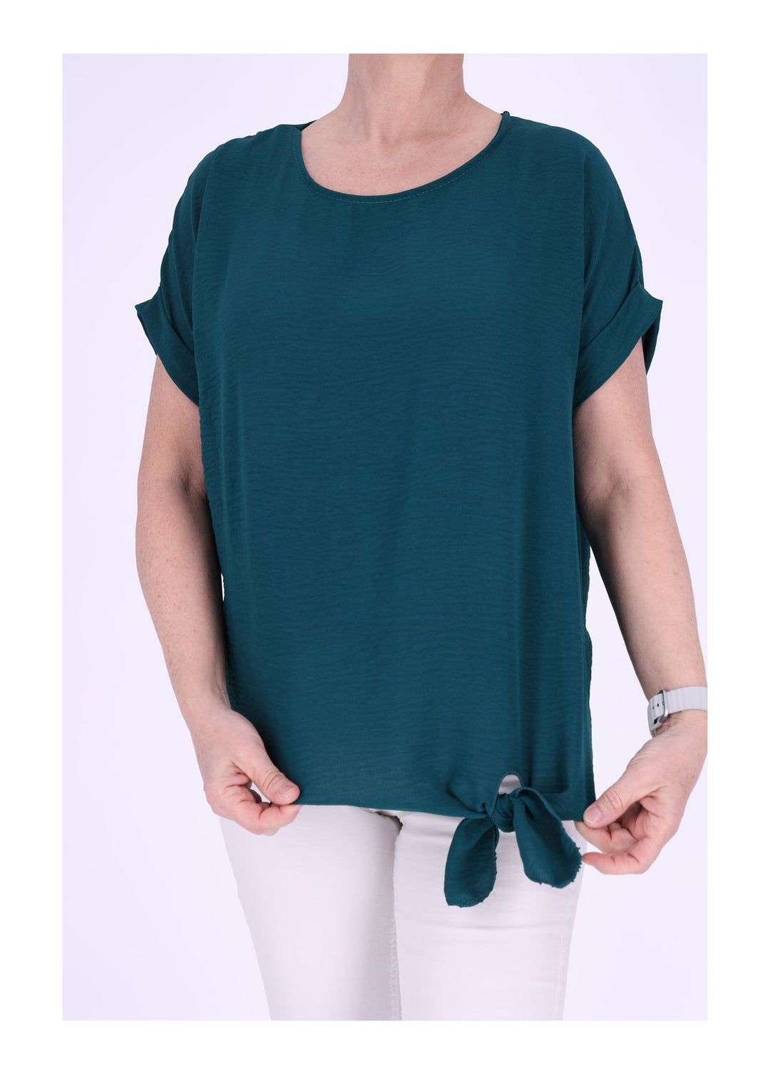 Splash of Color Damen T-Shirt zum Binden
