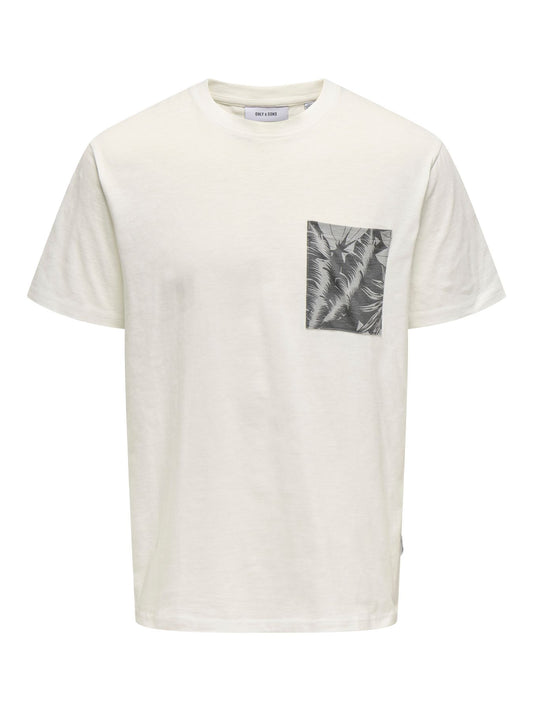 Herren ONSPERRY LIFE REG LEAF SS POCKETTEE