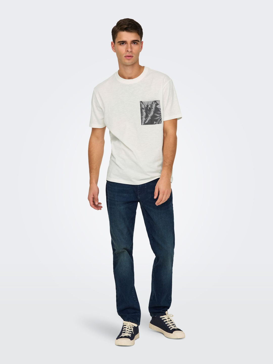 Herren ONSPERRY LIFE REG LEAF SS POCKETTEE