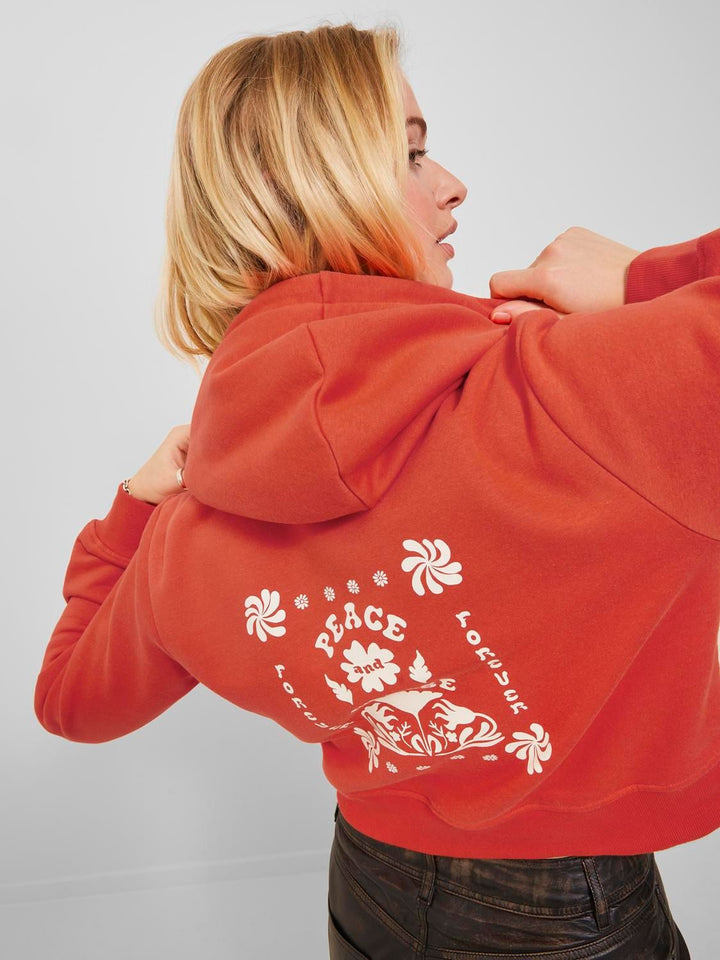 Damen JXROWAN RLX LS SHORT HOOD SWT