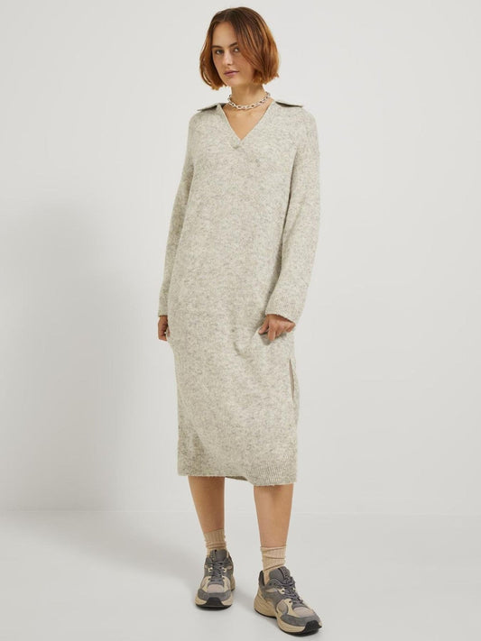 Damen JXARIELLA POLO NECK DRESS KNIT